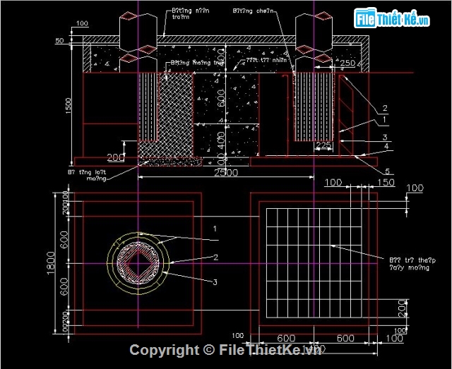 Bản vẽ autocad,bản vẽ TBA,TBA trên 2 cột